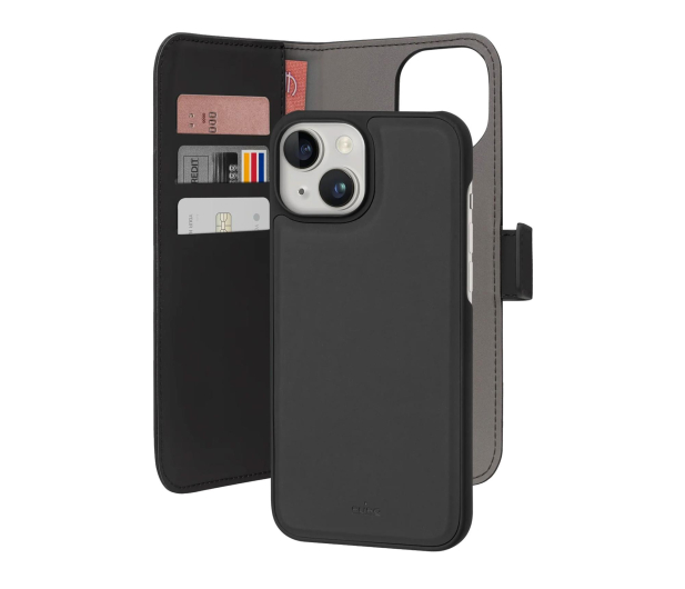 Puro Wallet Detachable MagSafe 2w1 z klapką i portfelem do iPhone - 1346170 - zdjęcie